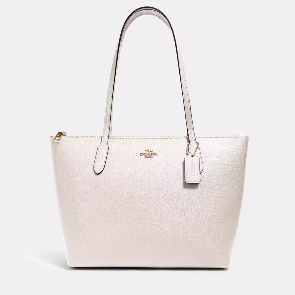Coach large zip tote